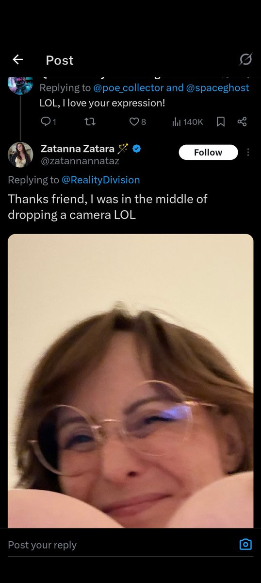 Trizenic's tweet photo. @kidspacegoat She has a super close friend that she's been spending time communicating with for months, tweeted they'd go to Disneyland together or something because he protected her from her legal assailants.

I mean look at this cute stuff. She doesn't do that for anyone else. https://t.co/HfmoDI5pXG