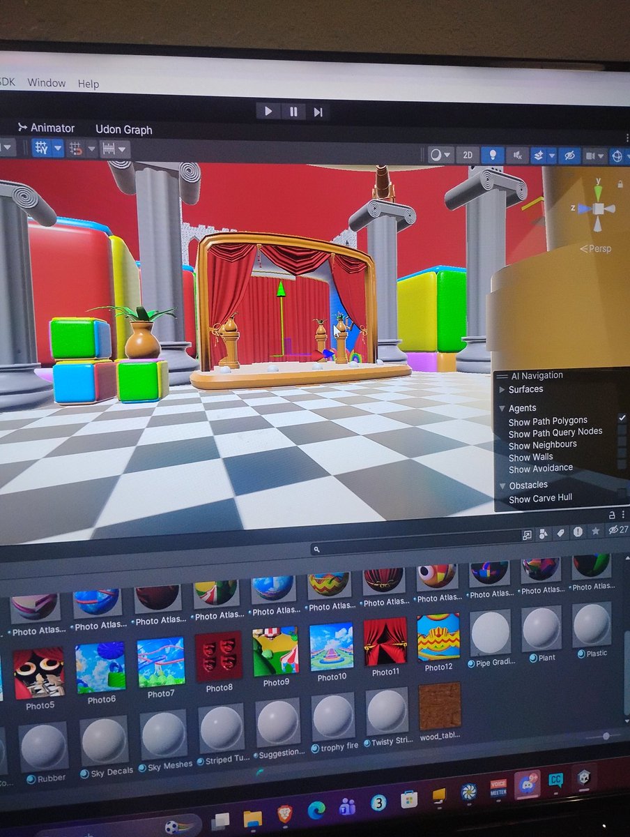 _Someone77z_'s tweet photo. my personal Love Letter to @glitch and TADC. there will be a Caine A.I that will be alive persay and thanks to Gemini and unity's Communication with vrc sdk. I learned a work around. he will only be active when I'm on since it won't be public. he's gonna be one of a kind true A.I https://t.co/2DuISSm73C