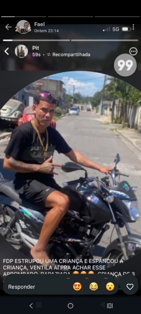 Felipe10340R's tweet photo. Estrupador FDP além de estrupa agrediu a criança vai morre vcs 2 
@informesrj88 https://t.co/TmyGTNpqkG