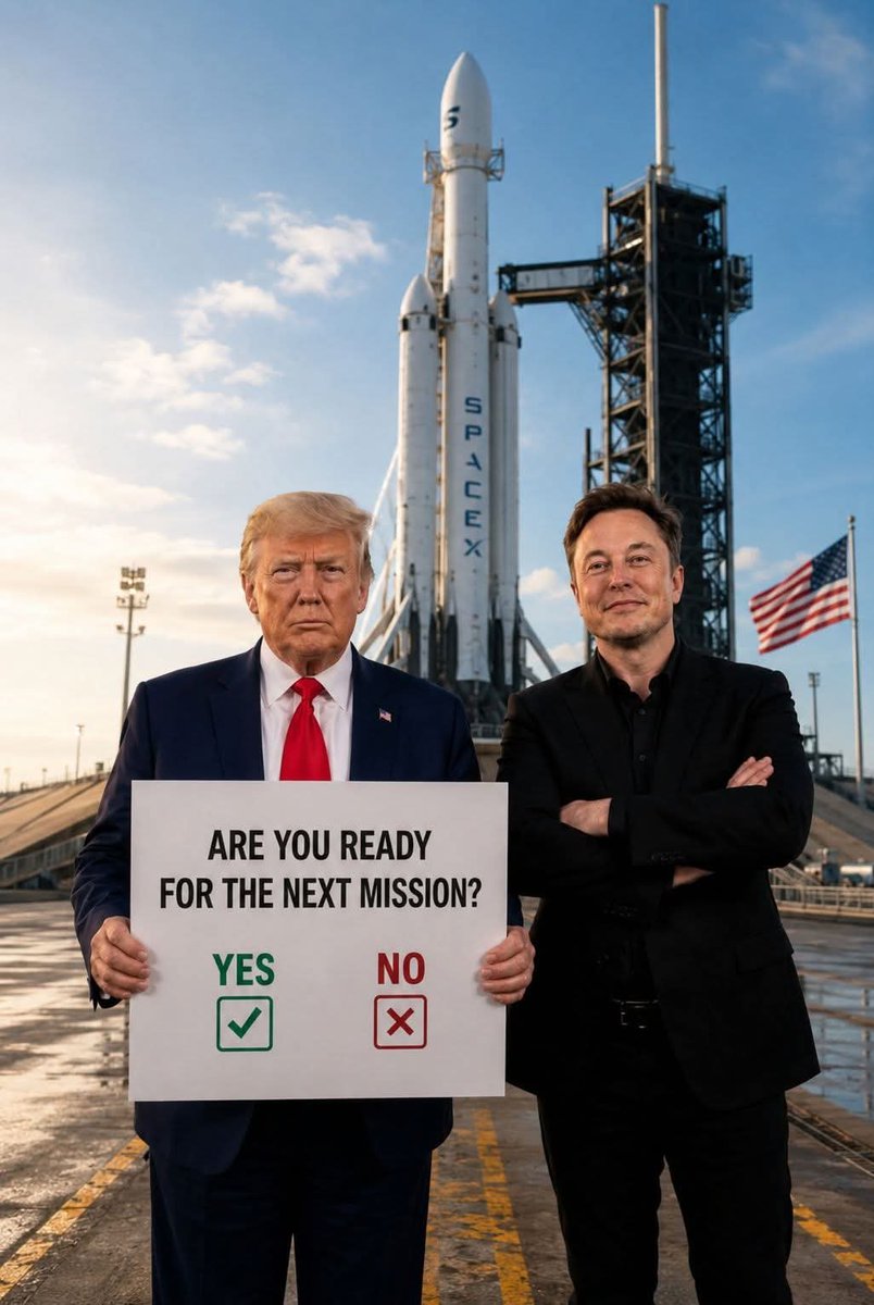 BloomSerenity1's tweet photo. 🚀🇺🇸 Would you support another major SpaceX mission backed by President Trump and Elon Musk? 🤔

🅰️ Yes 🚀
🅱️ No ❌ https://t.co/SaQjYYUR4u