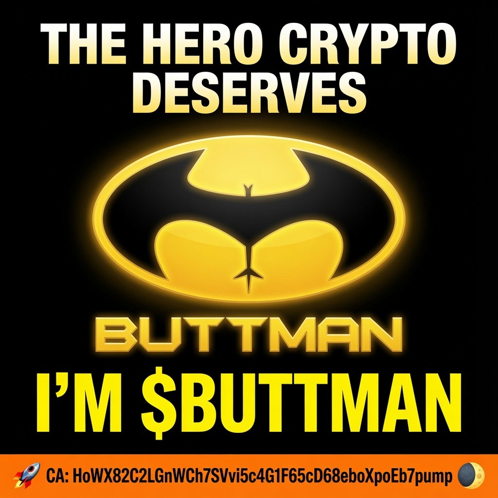 Fes_web3's tweet photo. I'm $BUTTMAN 🦇🍑
The hero crypto deserves!

CA: HoWX82C2LGnWCh7SVvi5c4G1F65cD68eboXpoEb7pump

Hold strong, meme harder 💪 @buttman_88 #BUTTMAN # https://t.co/nCvgZN0Akx