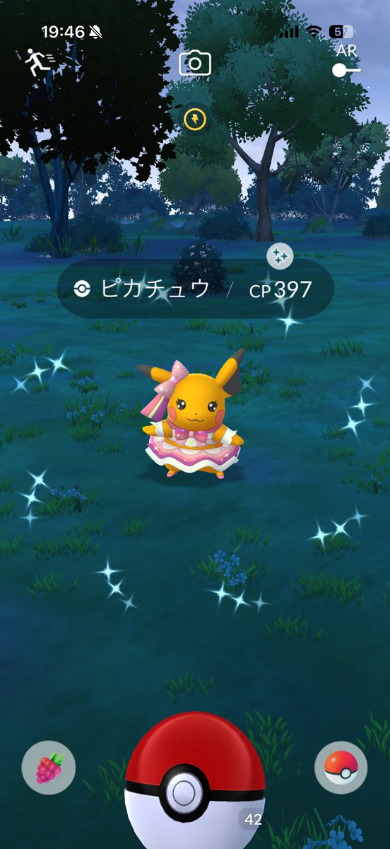 Tokyoto2020's tweet photo. 一億年ぶりにポケモンGOやってたら今日だけで色違いのピカチュウ4匹も出ててどういうことなんw
移動なんてせいぜい1キロくらいなのに笑
昨日のチームミスティック帽子の色違い合わせて5匹。
#ポケモンGO https://t.co/NpNV8hEGqo
