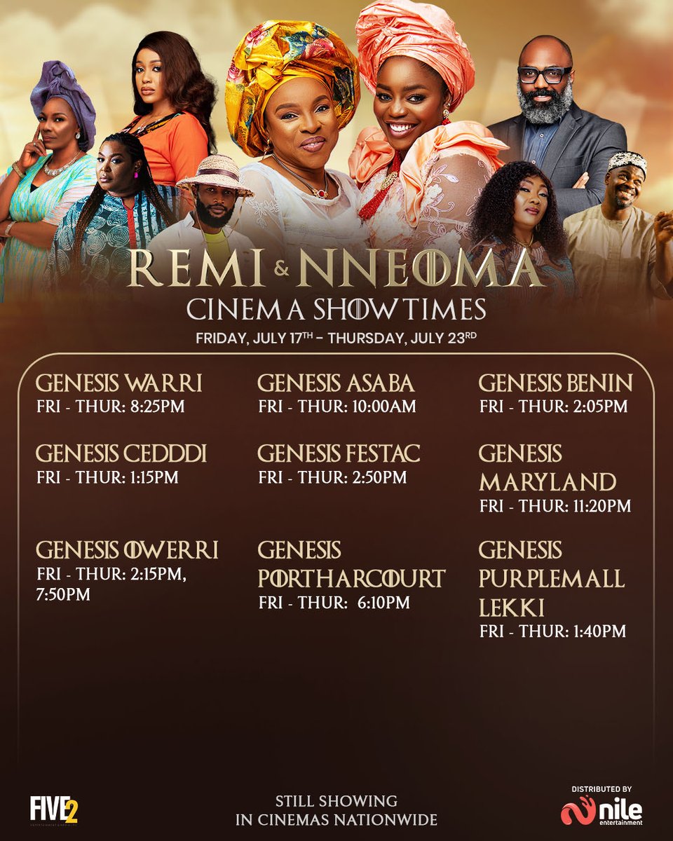 Nile_ent's tweet photo. You think you know the mother in law story until you see this one.

#RemiXNneoma IS NOW SHOWING IN CINEMAS NATIONWIDE! 

See showtimes and buy your tickets now!!! https://t.co/EGYFWK6UBT