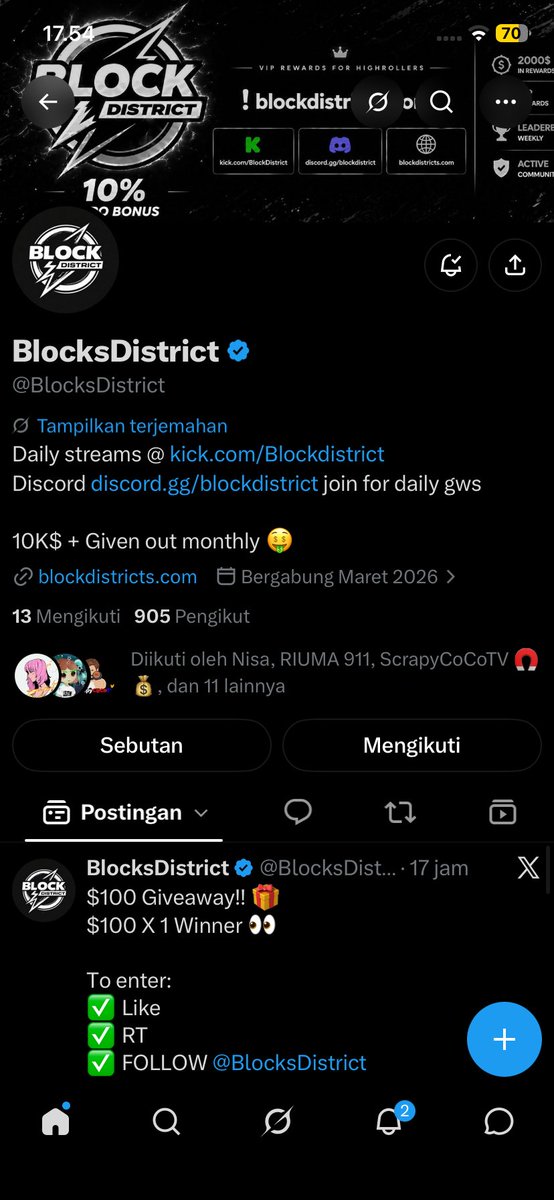 itsgoodday88's tweet photo. @BlocksDistrict @rainbetcom Follow with notis on 

@Clarabela_1 @mikaaalalala 

Thank you king https://t.co/h8XXubvY9L