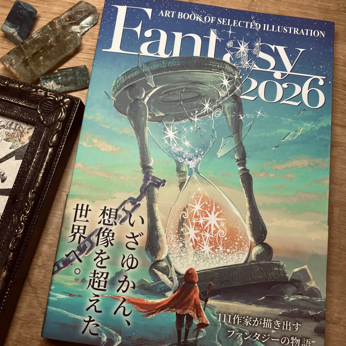 nagasode3's tweet photo. 【告知】
この度は明日発売のartbook事務局様から刊行される「Fantasy 2026」に私の作品を一枚掲載していただきました！参加者の皆様のどの絵も素晴らしく、印刷もとても綺麗で非常に素敵な一冊だと思います。ぜひよろしくお願いします🙇
#fantasy2026　
#ファンタジー2026 https://t.co/8b6cJGSMOA
