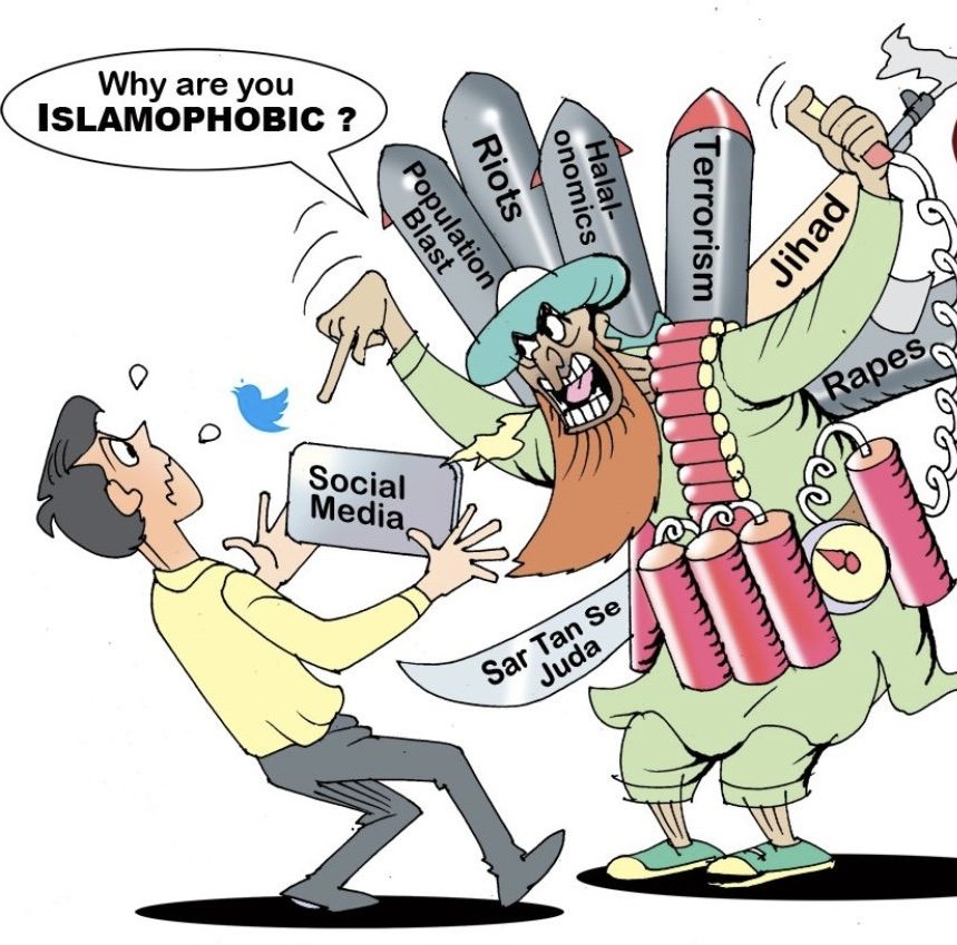 Jag1Mr's tweet photo. @rishibagree Geehaadees @khanumarfa @RanaAyyub @_sayema @zoo_bear ๐ต๐ฐ๐คฒ๐พ๐ท๐ฃ๐ฅ๐ฅ
&
#Presstitutes @BBCWorld @AJEnglish @nytimes @Reuters @washingtonpost ... quick, publish news that
in Modi's Hindutva India,
a "PEACEFUL๐คฒ๐พ๐ต๐ฐTERRORIST" can't even practice his religion's mandatory teachings๐๐ญ https://t.co/wbQVxhWtfS