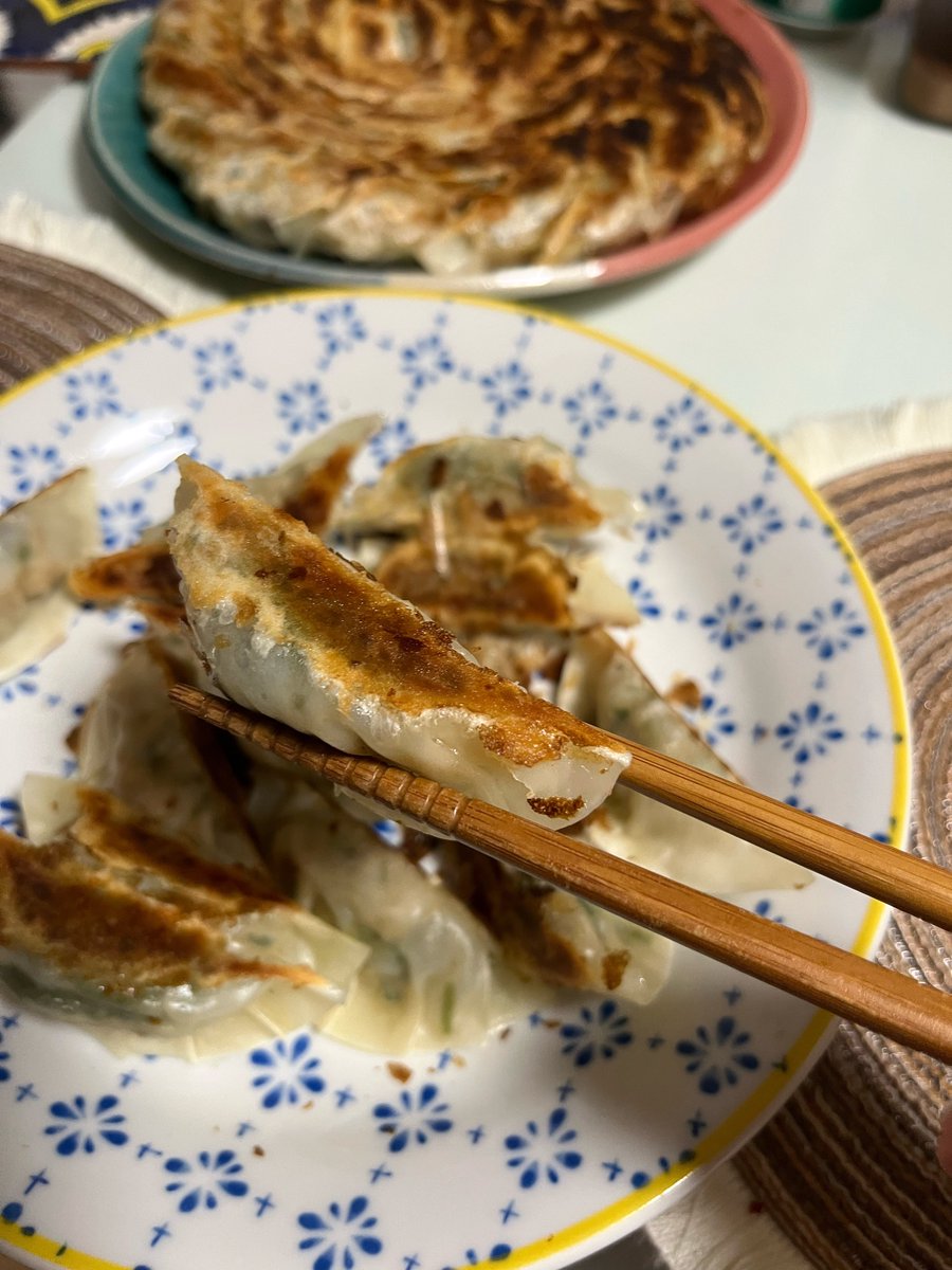 fishing0108's tweet photo. めっちゃ久々に餃子を作りめっちゃ店の餃子みたいに作れた🥺 https://t.co/fNAsitu074