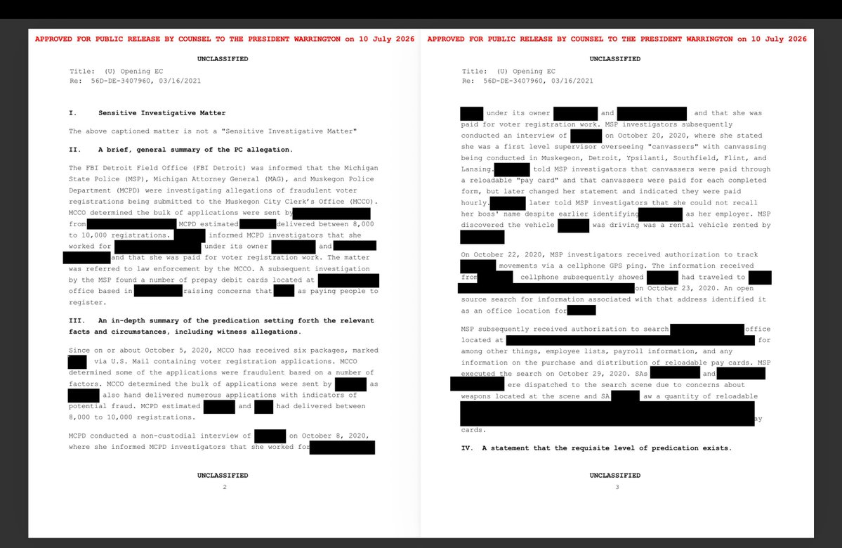 EpochTimes's tweet photo. President Trump released declassified documents exposing extensive foreign efforts to influence U.S. elections.

Intelligence reports detail the Chinese Communist Party targeting senior U.S. officials' emails, amassing data on over 204 million Americans, and producing fraudulent driver's licenses for sympathetic voters. Additional findings highlight vulnerabilities in voting systems, non-citizens on rolls, and attempts to incite racial tensions via social media.

The files also reveal internal discussions minimizing such connections in prior assessments. 

More details 👇
https://t.co/FEBZ2usCnL