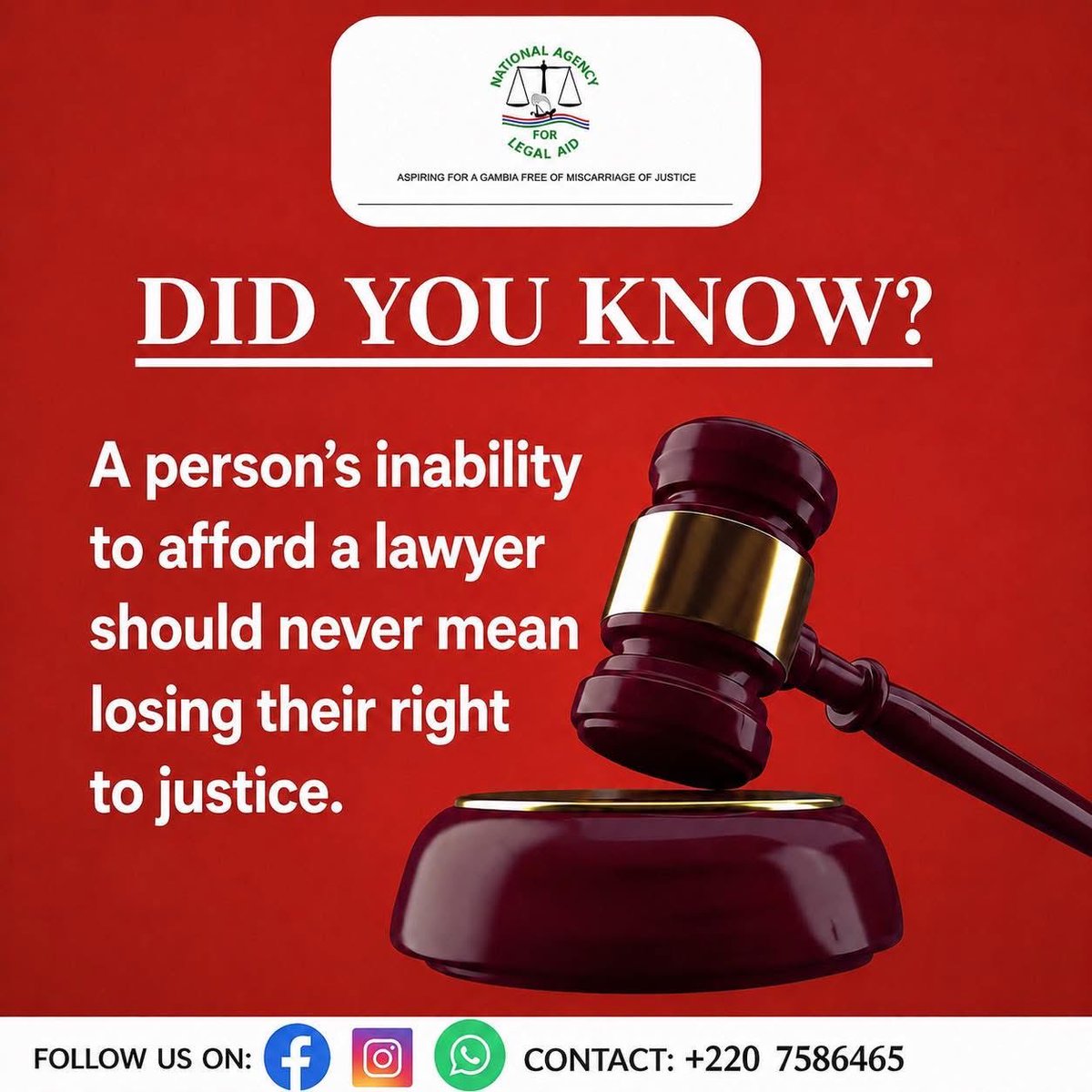 NalaLegalAid's tweet photo. NALA provides legal assistance to those in need, helping people understand their rights and access justice. Every case supported strengthens legal awareness and brings us closer to justice for all.

#NALA #LegalAwareness #JusticeMatters https://t.co/p3kW6E4Ztn