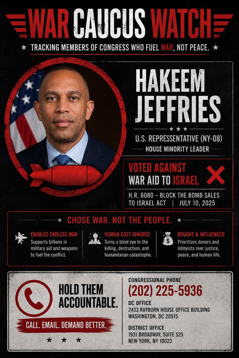 ibrahimab22's tweet photo. @TrackAIPAC @hakeemjeffries .@TrackAIPAC got better posters for this specific war thing. You guys should use it to post under all the democrats that voted against/for cutting military aid. https://t.co/LE9yPTGL9M