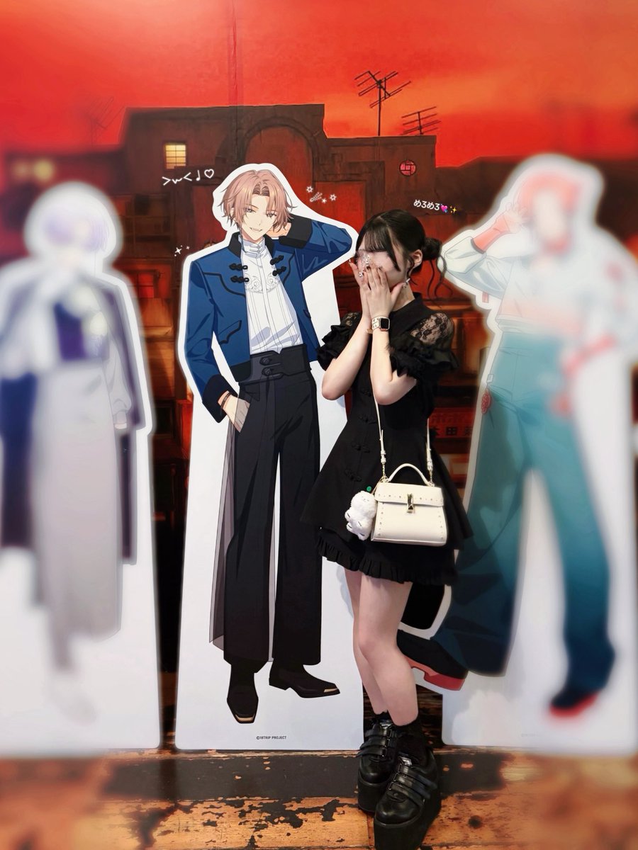 9ua1iq's tweet photo. おそろい意識チャイナで会いに行ったよー🍜♡
入ってすぐにみんないてドキドキだった＞𐋣＜
今回の七基ほんと〜にかっこよくて大好き💯✨

#エイトリ #ラー博 https://t.co/isVzxsGra2