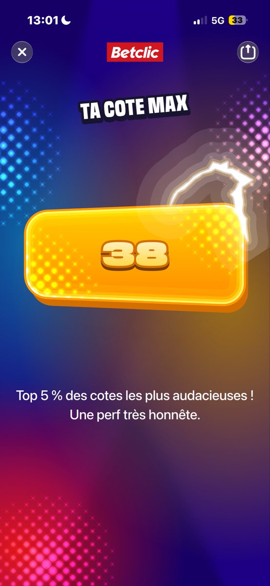 FredericANTON1's tweet photo. @Betclic Pappyfredo 
#BetclicReplay https://t.co/uHff73XdOv