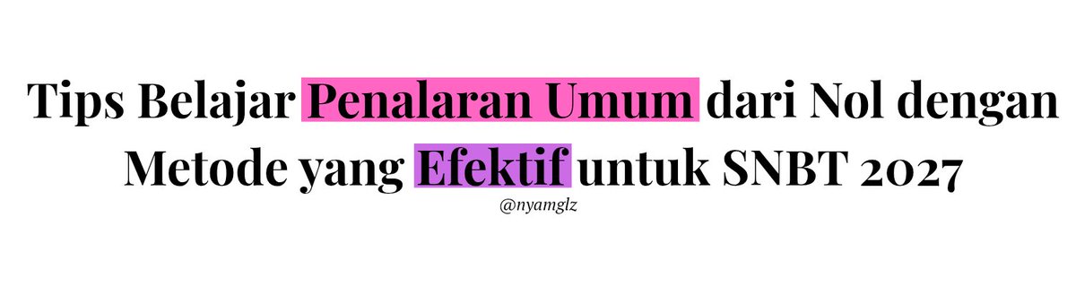 nyamglz's tweet photo. 📚𝐓𝐢𝐩𝐬 𝐁𝐞𝐥𝐚𝐣𝐚𝐫 𝐏𝐞𝐧𝐚𝐥𝐚𝐫𝐚𝐧 𝐔𝐦𝐮𝐦 𝐔𝐓𝐁𝐊 𝟐𝟎𝟐𝟕

hayiee🙌🏻 temen-temen yang baru mau mulai belajar UTBK, khususnya akt 27 yang belum nyentuh yutebeka sama sekali. aku ada tips untuk belajar pu nihh #utbk #snbt #studytwt

a thread by@ nyamglz https://t.co/Efx8z40kvj