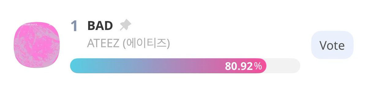 wookie_xx's tweet photo. SHOW CHAMPION VOTE HAS STARTED📢

I KNEW WE’RE BUSY WITH FANMEETING BUT PLEASE RT TO ALL ATINYS‼️ 

GO VOTE FOR #BAD WE MUST WIN TO GET THEM 🏆 

https://t.co/EW2pTgbdnZ 

#ATEEZ #에이티즈 #ATINY #에이티니
#ATINYS_VOYAGE #TINY_MYSTERY https://t.co/UFjpUz9CyY