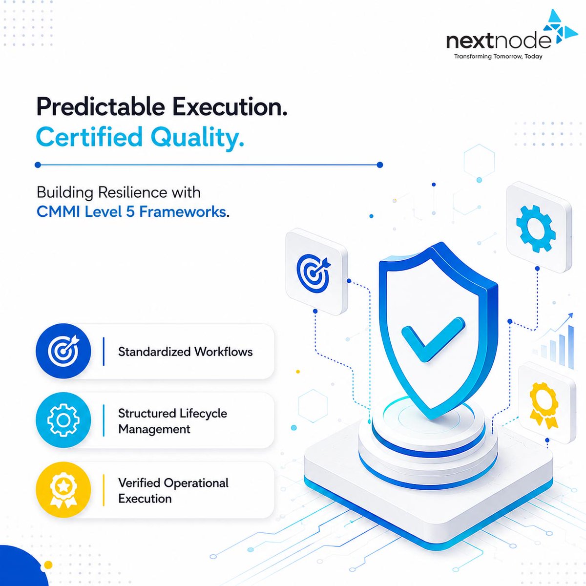 NextnodeIndia's tweet photo. Large scale IT deployments need absolute predictability. As a CMMI Level 5 certified MSI, we use strictly audited workflows to finish projects on schedule.

Check our services: https://t.co/pfG2xZ5vdV

#CMMILevel5 #DigitalTransformation #NextNode https://t.co/LEoAdjEvM0