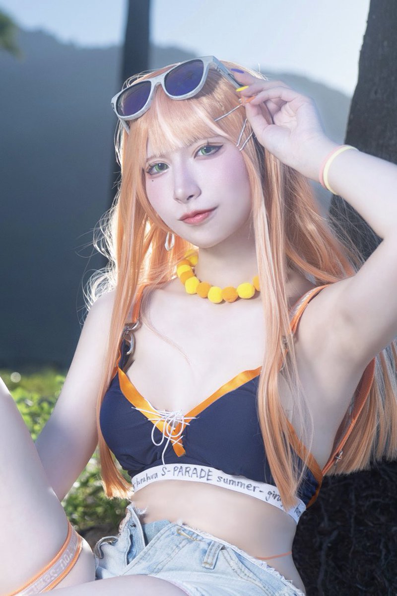 Idol_lv0's tweet photo. 学園アイドルマスター 紫雲清夏 キミとセミブルー

                   Pっちも、早くこっちおいでよ〜！

 #cosplayㅤㅤㅤㅤㅤㅤㅤ https://t.co/LedhBtsguO