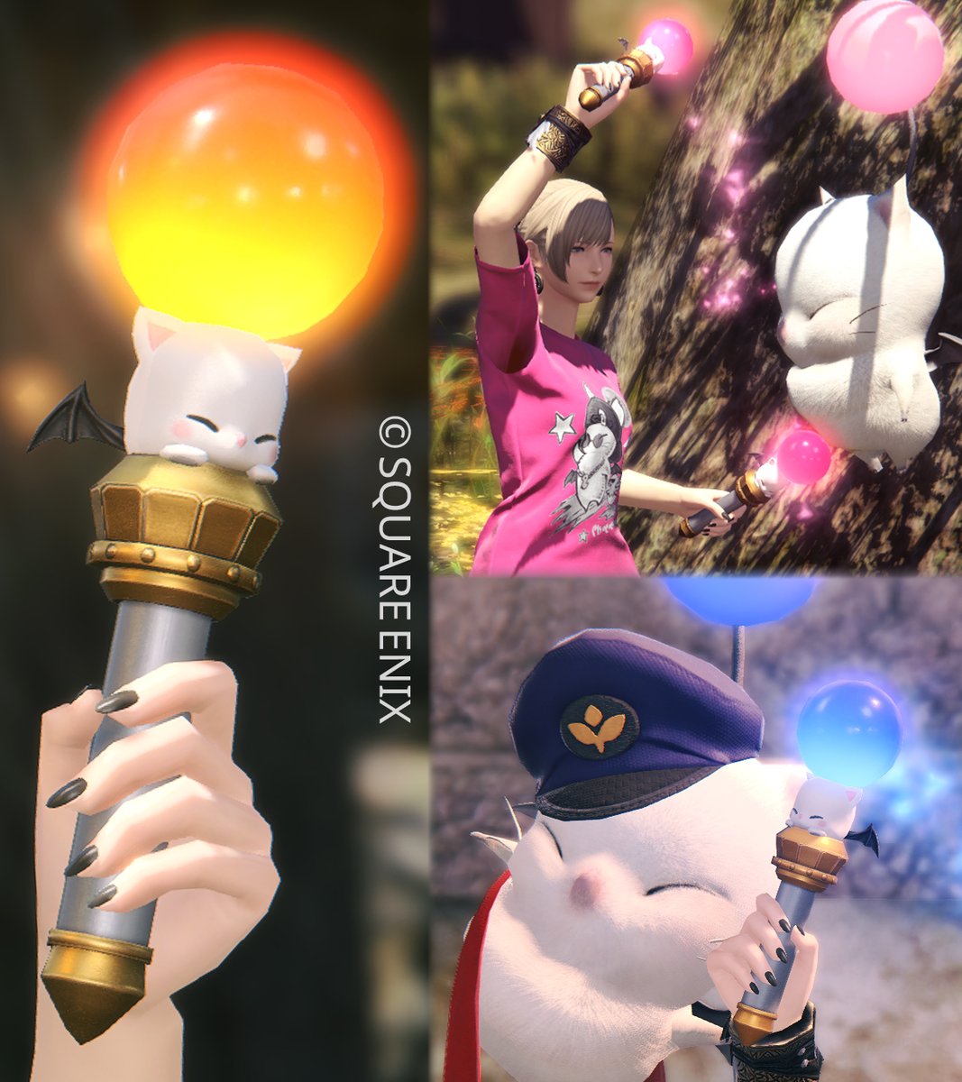 mugi_kosuta's tweet photo. 新しい声援エモのペンラがモーグリの魔法ステッキみたいで可愛い！！！ https://t.co/Gr7uUoJCPR