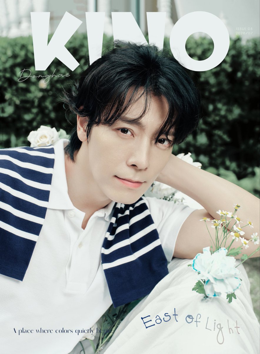 ShaleHaeHae's tweet photo. Look at Lee Donghae’s magazine covers!

He looks absolutely stunning ✨

#DONGHAE #동해

KINO ISSUE 05 | East of Light
A place where colors quietly begin.

Imaginations of faraway places,
dreams of midsummer nights,
and the sky we looked up at in our youth
all, in the moment when
this summer’s sea breeze blows in,
turn to a new page.