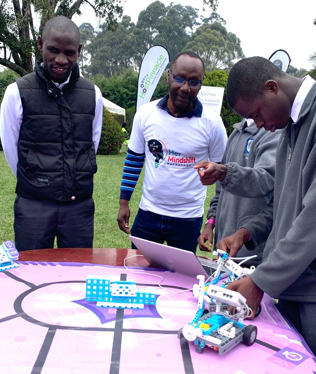 NyaberaFred's tweet photo. Spending the day surrounded by young innovators is a reminder that the future is already here.

Excited to witness children and young people applying AI and technology to tackle real-world challenges at today's Enjoy AI Competition and 'Her Mindshift' Hackathon.

#childrenleadingchange #FutureReady