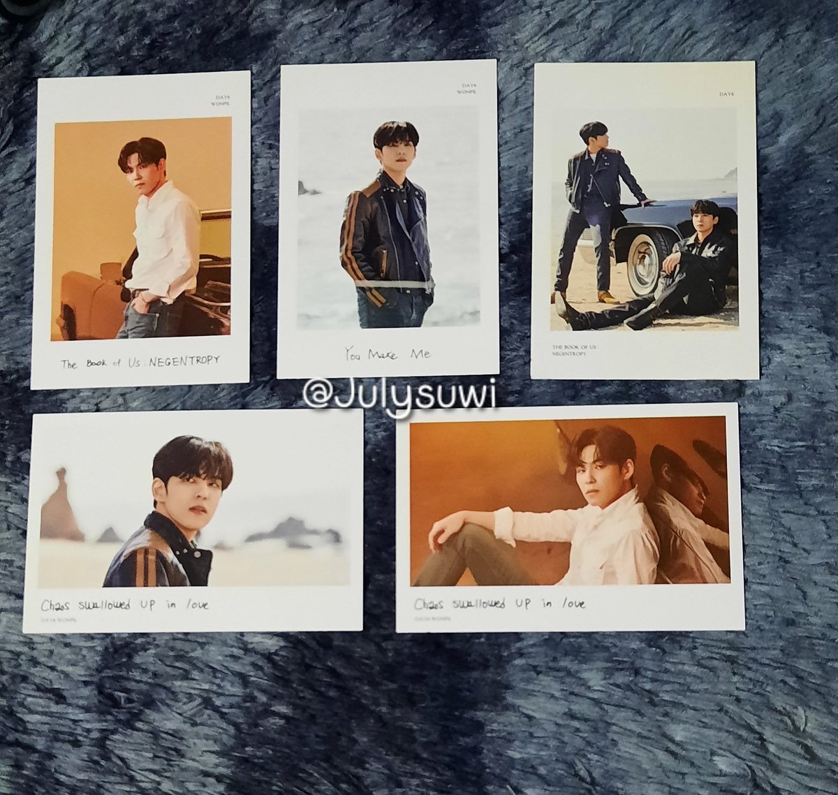 Julysuwi's tweet photo. 🐰wts/ปล่อย Negentropy Postcard Wonpil 4 ใบ ยูนิตSungjin,Wonpil 1 ใบ
🌟Set5ใบ 150 บาท แยกใบละ 35 บาท✨️
📮+35
🍀สนใจ/สอบถาม หรือขอดูภาพเพิ่มเติม DM ได้เลยค่า
#ตลาดนัดday6 #ตลาดนัดMyday 
#ตลาดนัดเดย์ซิก #ตลาดนัดมายเดย์ https://t.co/MlhCMsUPn0