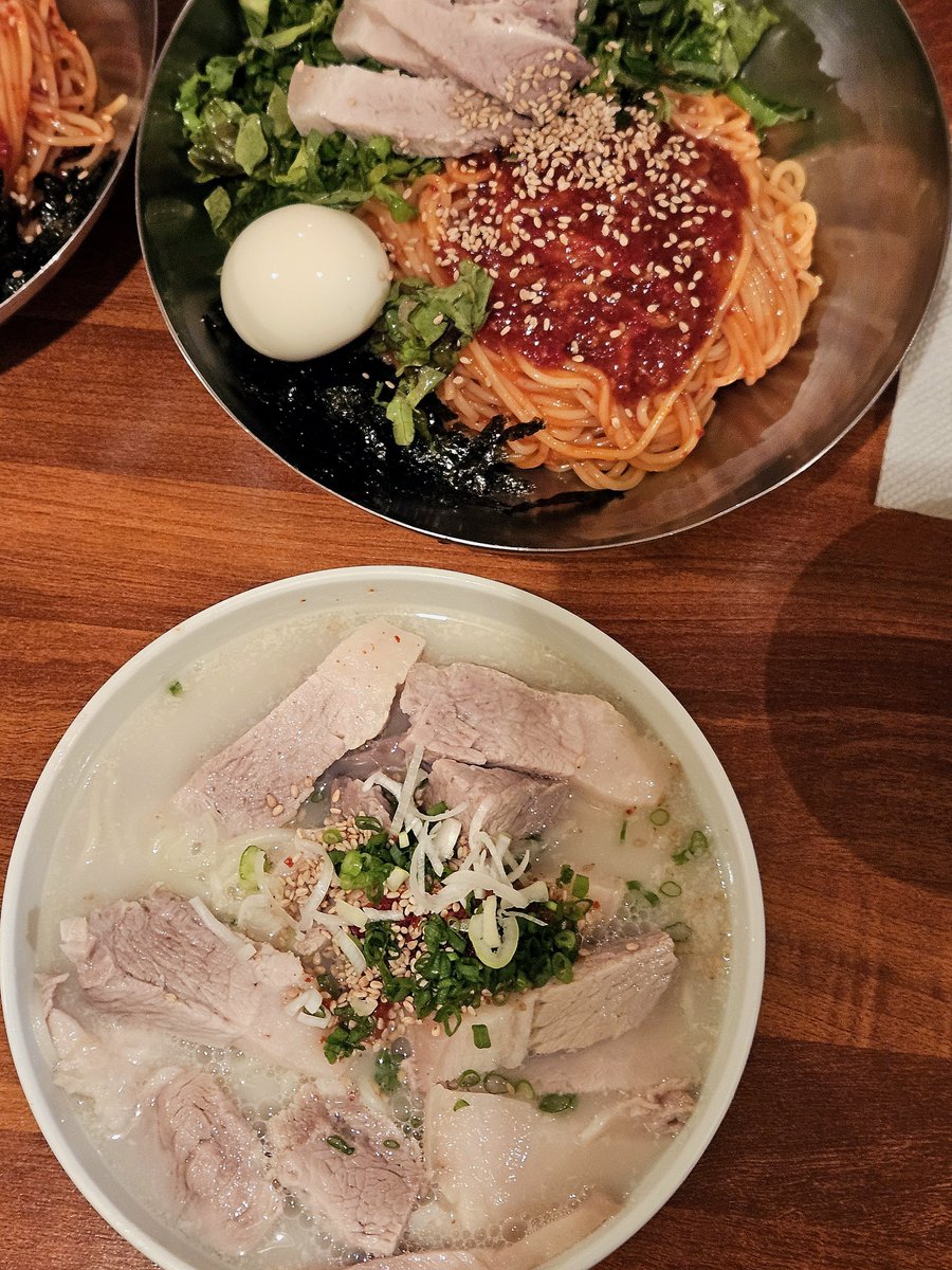 binibab_'s tweet photo. 고기국수, 피순대 https://t.co/Gv8ZgBQorb