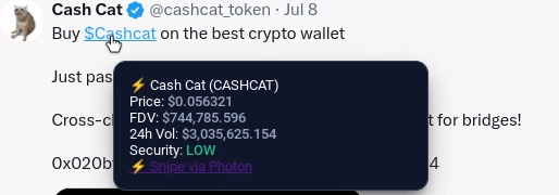 AlphaOverlayy's tweet photo. With AlphaOverlay I can see the important token details in x without leaving the browser for faster snipes. https://t.co/VHsr3A4Ru6