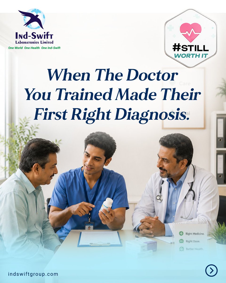 indswiftlabs's tweet photo. Some moments remind you that your impact goes far beyond the patients you treat.

Because sometimes, the greatest legacy isn't the life you save, it's the doctor you help become one.

That's when you remember...

It's still worth it. 💙

#StillWorthIt #DoctorsLife #Healthcare https://t.co/lbFoCPA4et