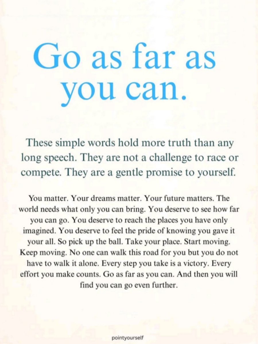 Liminal1988's tweet photo. Go as far as you can. https://t.co/KYR42tAaSN