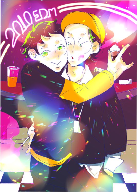 ceo_neon's tweet photo. 初期イラスト集『Jukebox』より2010s(EDM)
#Jukebox_log https://t.co/Ht720Nzff0