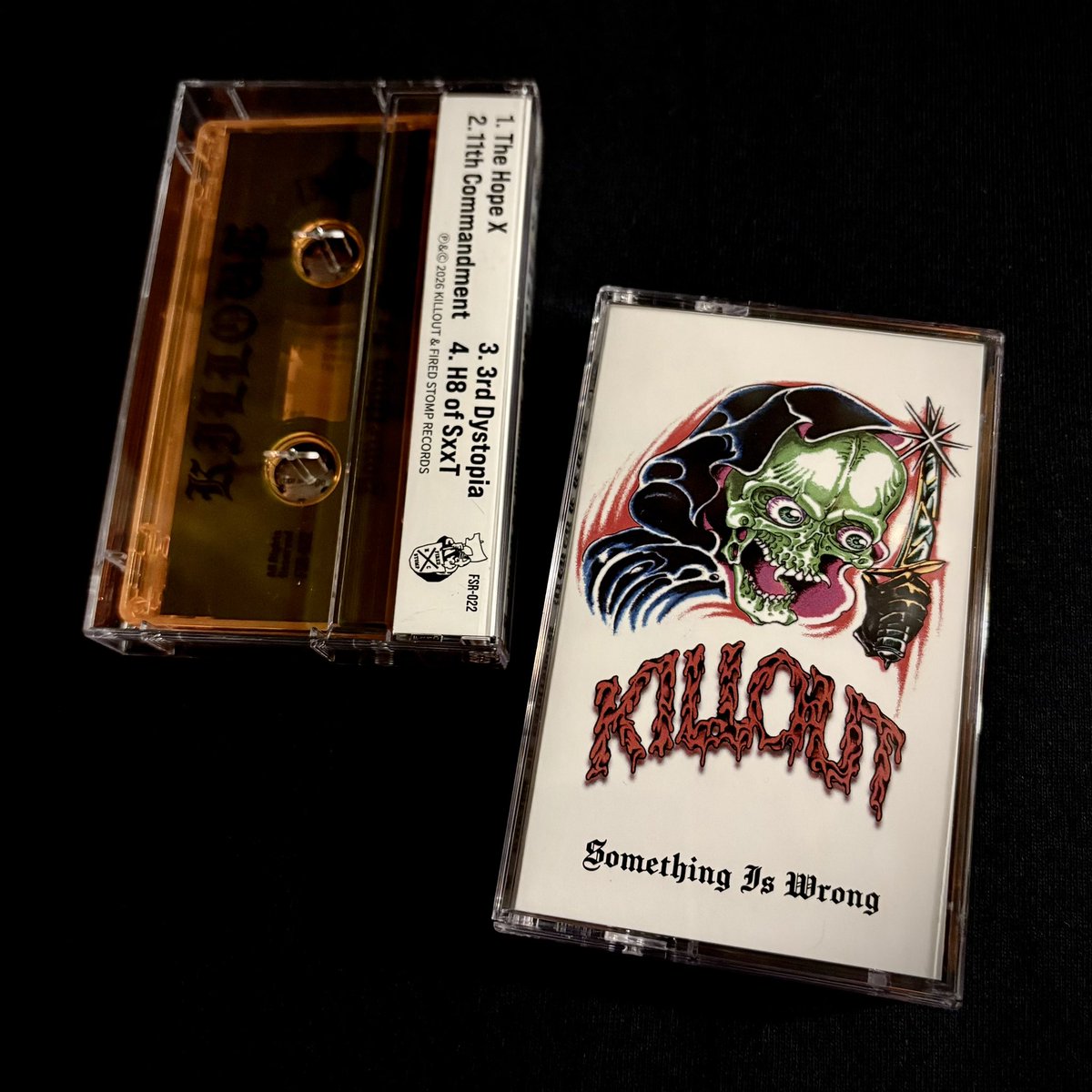 MARBLERECORDS's tweet photo. 東京のハードコアバンド
『KILLOUT』入荷！

Something Is Wrong
限定カセットテープ
1500yen

🟥
https://t.co/eibbB6YI2T

🟧
https://t.co/i67UORyrZC

💿
https://t.co/KPwMPKqx2c https://t.co/vjHFigIkAT