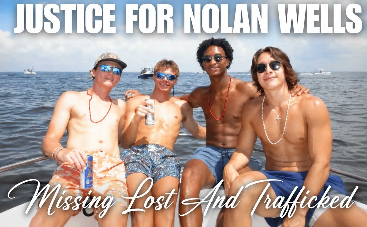 MissingLostand's tweet photo. Nolan Xavier Wells was an 18-year-old student and college football player whose recent disappearance and death in Mississippi have sparked national attention, an intense investigation, and widespread public scrutiny.Context of the IncidentThe Disappearance: On July 4, 2026, Wells traveled by boat with high school friends to a holiday celebration on Horn Island, a remote barrier island off the Mississippi coast.The Background: Wells was a resident of Ocean Springs, Mississippi, and a rising sophomore wide receiver for the football team at Southwest Mississippi Community College.The Discovery: After a multi-agency search, a National Park Service ranger recovered his body from the water off the northwestern tip of Horn Island on the morning of July 6, 2026.