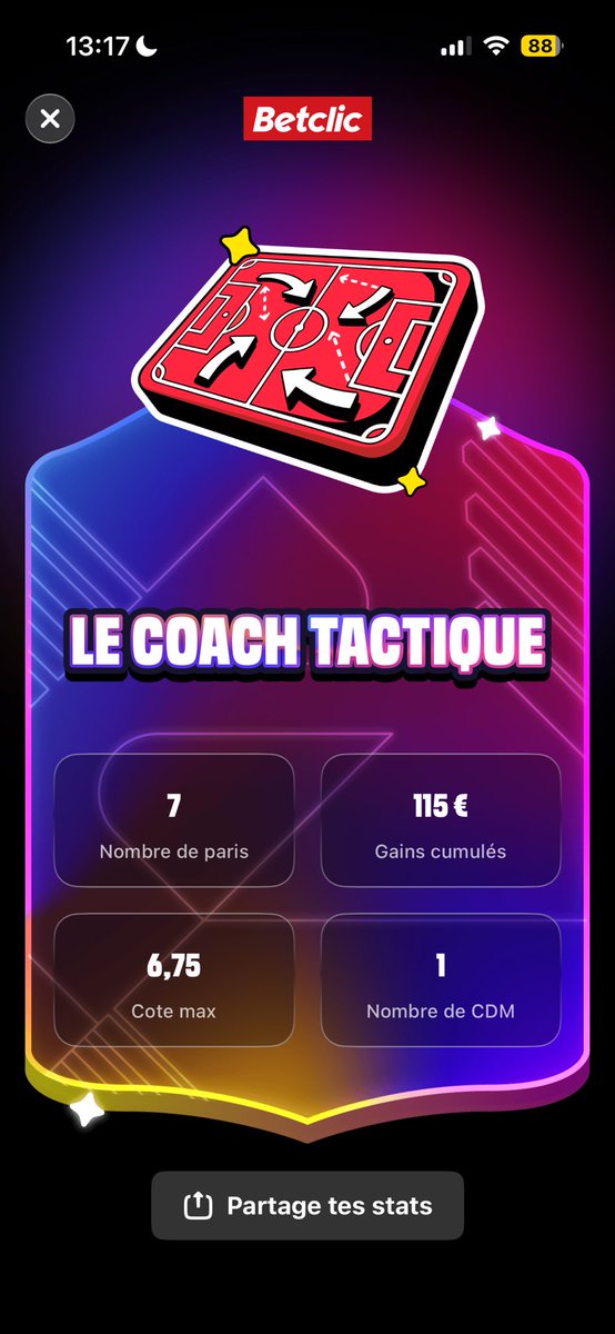 sqhftn's tweet photo. @Betclic stbvn05 #BetclicReplay https://t.co/SYJ160ZLlC
