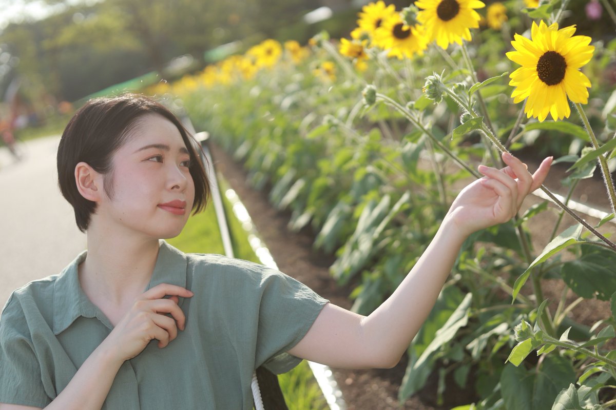 yz12dimension's tweet photo. ひまわりたくさん✨🌻✨に写していた��いた、お気に入りのお写真！！

📷もこさん @moco_liebe 
#ポートレート https://t.co/SzysJPsUAB