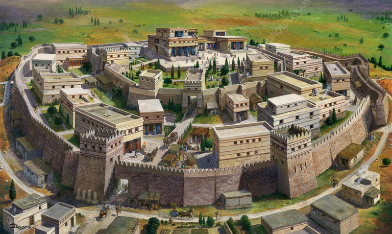Recreation of what Troy might have looked like.