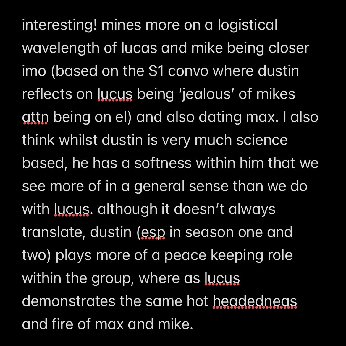 luanneleseur's tweet photo. @ceeyoulaterrr lol not me writing a character dynamics in my notes app to send 👀 https://t.co/7OSw0XXwWP