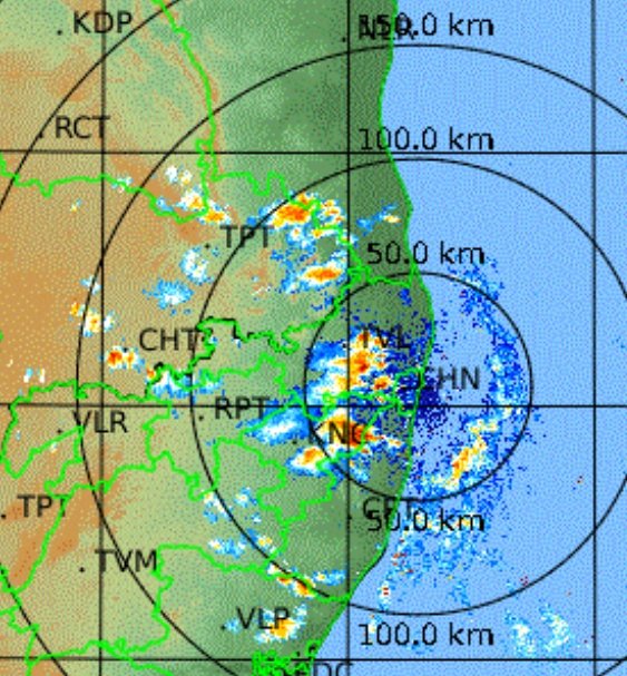 ktccrains's tweet photo. Tiny storms grown big which gave moderate to heavy spell to parts of #chennai #kanchipuram #Thiruvallur &amp; northern parts of #Chengalpattu. Currently those storm approaching extreme coast of chennai &amp; chengalpattu 

#ChennaiRains #SWM2026  #Thunderstorm #chennai #TNRains https://t.co/vuBaDesvOE