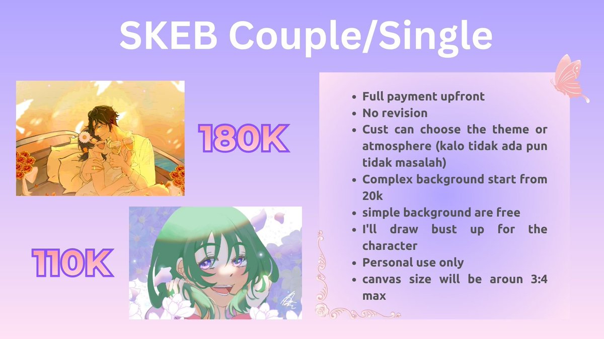 hiirrin's tweet photo. [ ↻ &amp; ♡ appreciated ! ] 

[ ✨ SKEB COMMISSION OPEN ✨ ]
 
Halo aku open commission SKEB bust up colored sketch local only! Buat ToS (check alts!) (⁠人⁠ ⁠•͈⁠ᴗ⁠•͈⁠)

Open for 2 slot only each ya!! Don't forget mention after dm <3

#opencommission #artidn #artcomms https://t.co/MBsBVmPC9k