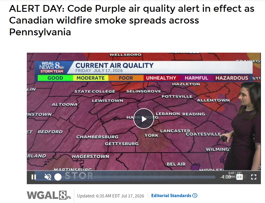shelf_club's tweet photo. Today! Purple- Harmful air quality around me!  Hunker down. If you have any kind of respiratory issues? Stay inside! Organize a drawer! Clean out a closet. 🟣🟪
https://t.co/gHPkCe0ojf
#truecrime #canadianwildfires #podcast #airquality #besafe #precaution #stayinside #bookclub