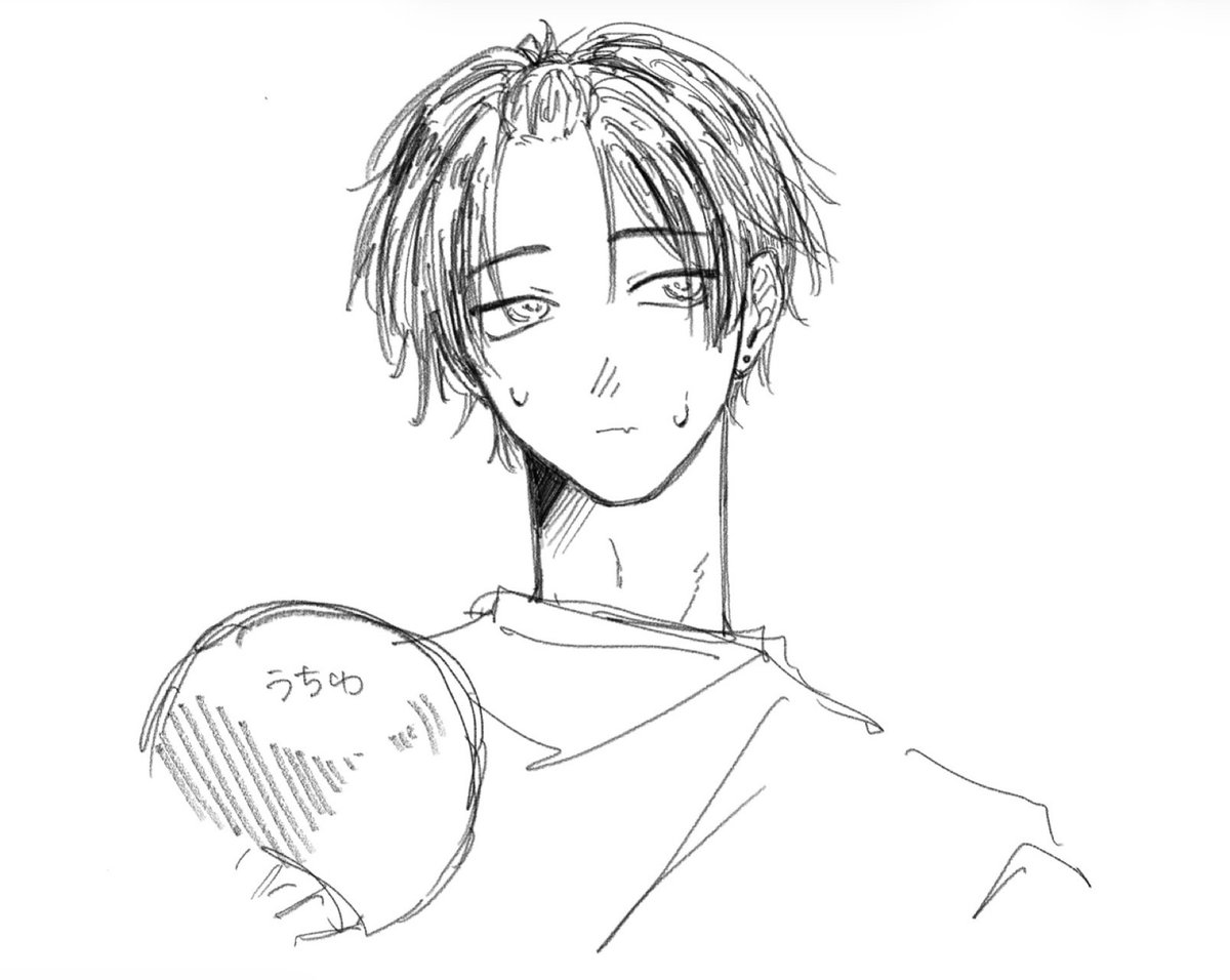 aduka_0's tweet photo. 最近ほんとに暑すぎますね。#イラスト https://t.co/qBeQ0oMOed