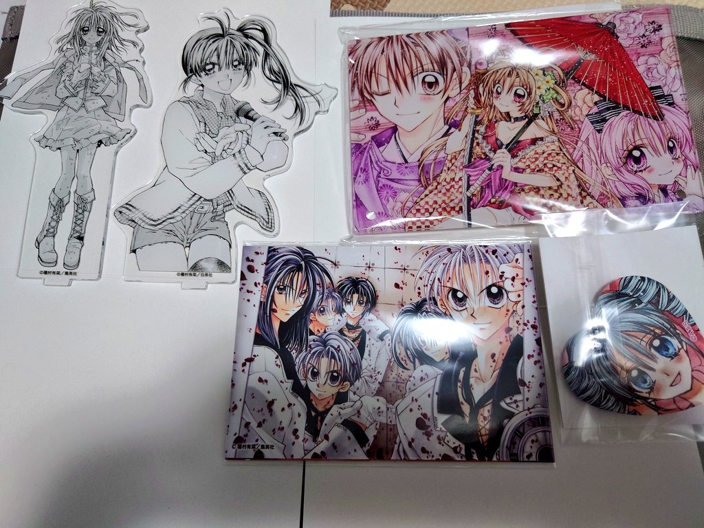 0903td's tweet photo. 【交換】種村有菜 30th アニメイトカフェ 種村有菜展 ステッカー コロッタ　  コースター くじ

譲)画像1,2

求)画像3,4（👑＞💕）

・郵送 or 7/20日本橋手渡し
・ https://t.co/9aZzPwACa0