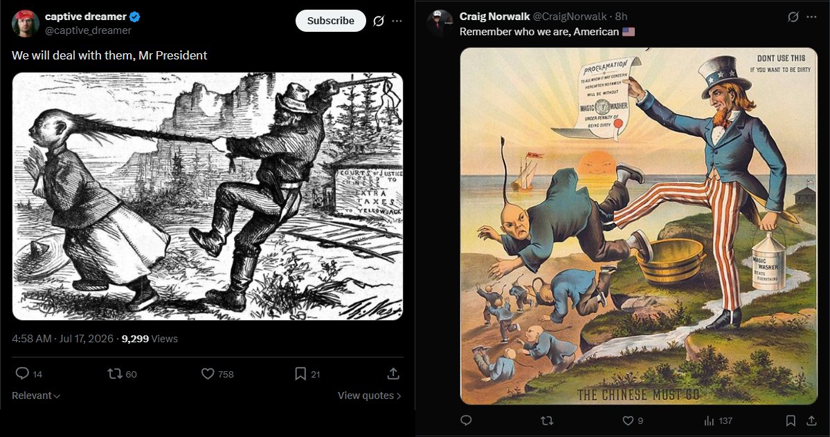 ApexImperialist's tweet photo. Why do Americans hate China so much?

Has China ever wronged America?

Whenever I think about it, this hatred they hold for the Chinese feels comically evil. https://t.co/4LW0P1kFfy