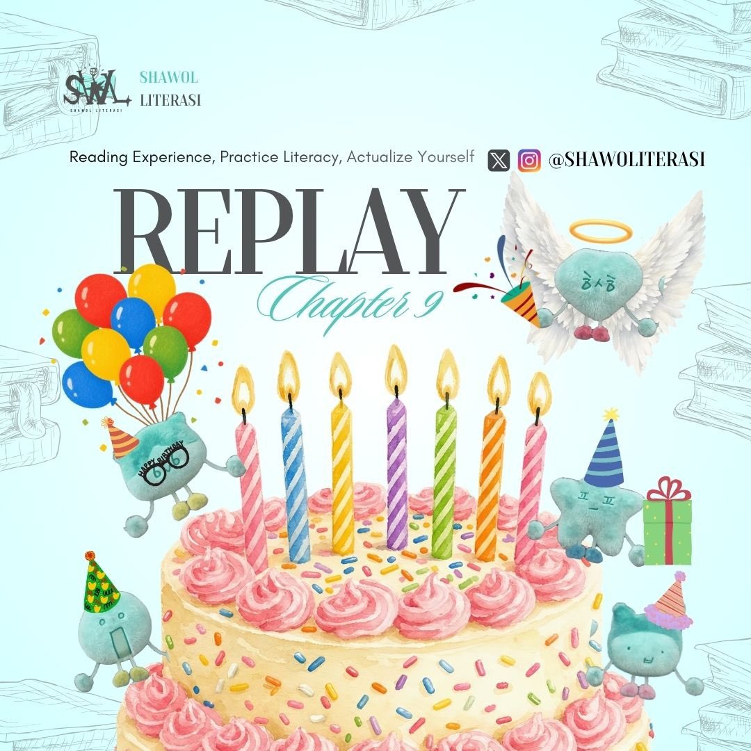 shawoliterasi's tweet photo. Ada yang kangen Minwol? 👀
Mari kembali bersua dan membaca bersama di REPLAY Chapter 9! Bawa buku favoritmu dan diskusikan pendapatmu bareng kami ya 🩵
#ShawolBookClub #shawoliterasi #REPLAYSWL9 https://t.co/rfkVrqgcRn