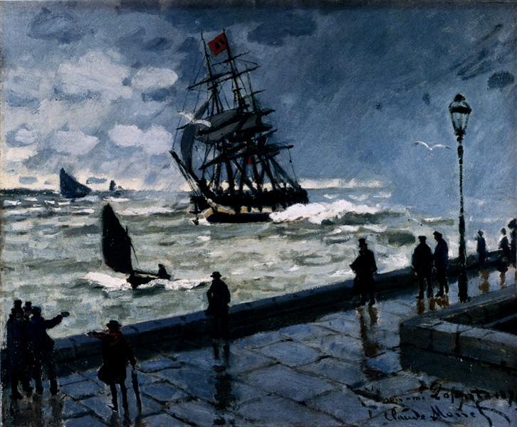 artistmonet's tweet photo. Monet moved often before Giverny—Le Havre, Sainte-Adresse, Argenteuil, Vétheuil—each place a new lesson in light and air. #artbots #monet https://t.co/SObyugfaXa