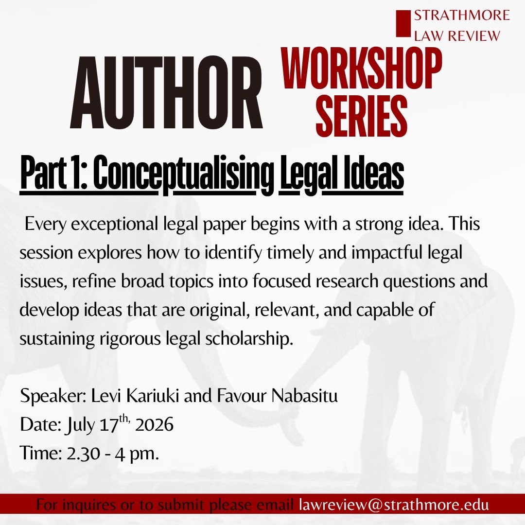 StrathLawReview's tweet photo. Join our first author workshop session now✨
🔗 https://t.co/VO4taEeMgA https://t.co/0CbmlHmCpi