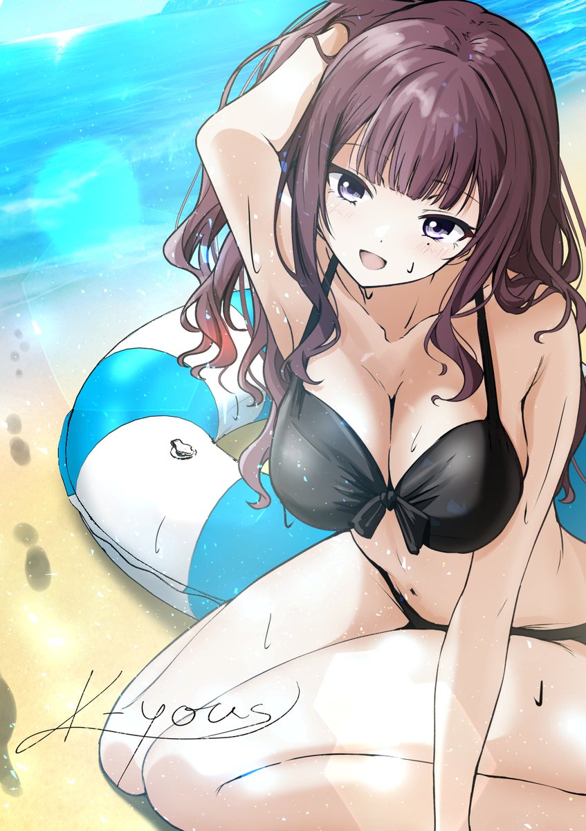 youskkkkk's tweet photo. 水着花梨先輩！ https://t.co/pUOPyPP72L