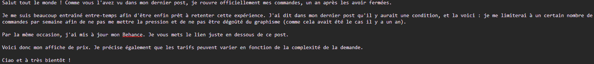 yonixftn's tweet photo. Mes commandes sont désormais ouvertes ! (Merci de bien tout lire, s'il vous plaît, c'est important.) https://t.co/aJZbOiPnPz