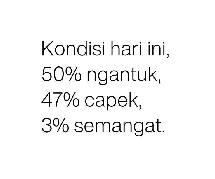 dellunera's tweet photo. kalian gimna tudei? 🙃 https://t.co/0N60uqC1YR