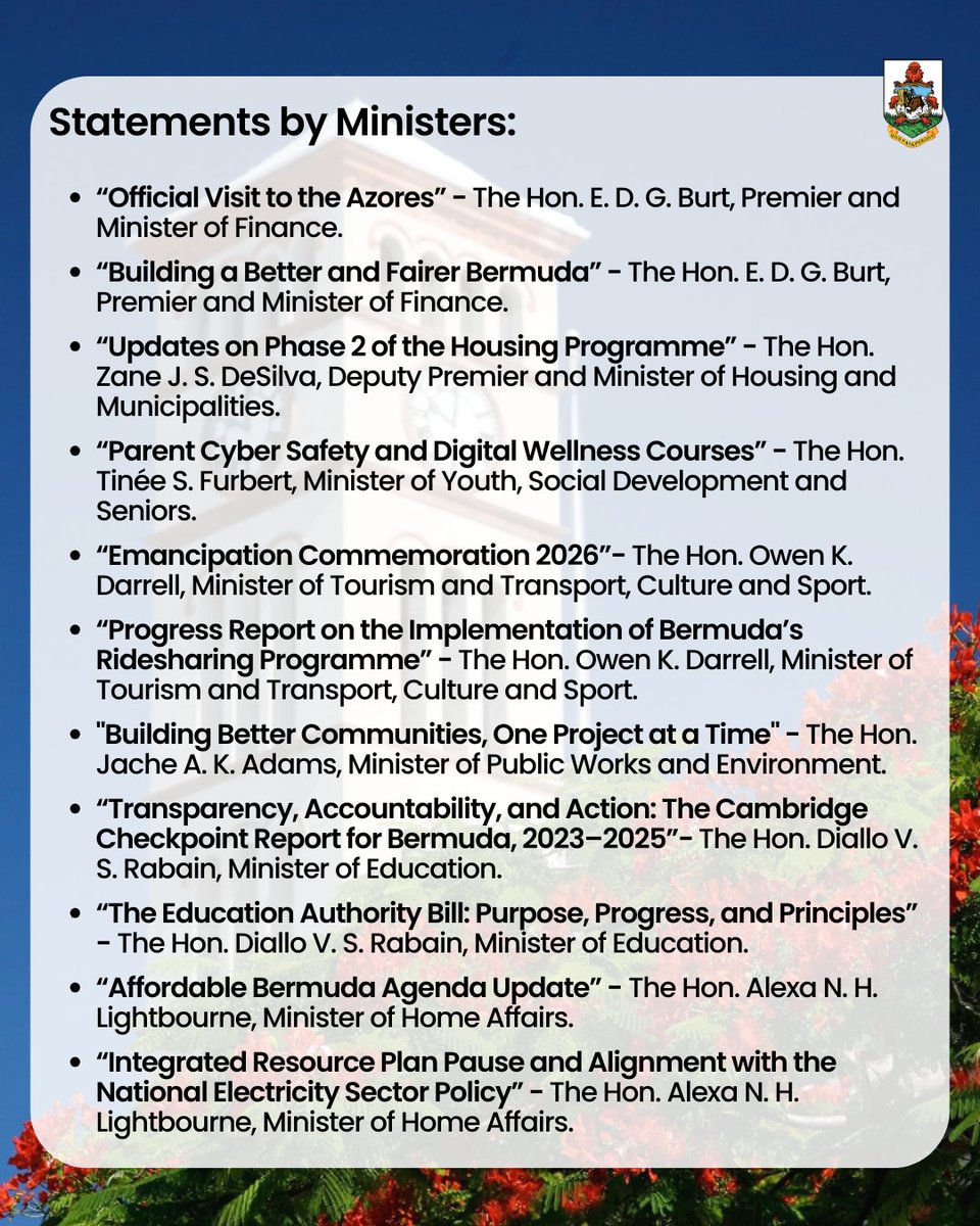 Bermuda Government tweet media