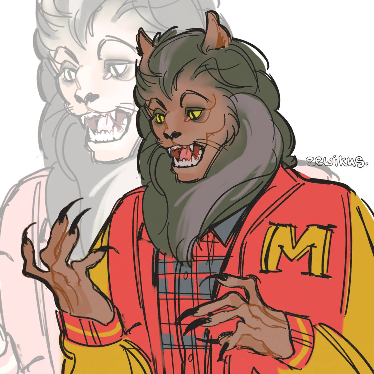 zewikus's tweet photo. 🐺🐺
#mjart https://t.co/LRO0UHref5