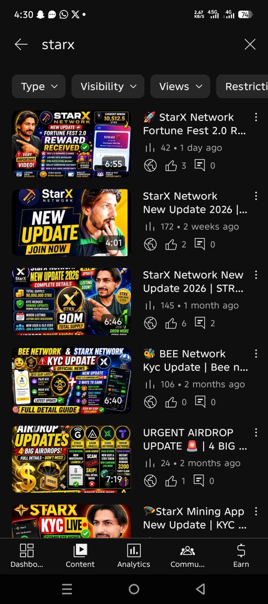YKOff6l's tweet photo. @StarXCoreTeam New User Join here All Info and details in my Channel ▶️

Code yousifkhanoffi6l

Join group daily update 
boost mining, Kyc, why joined all videos for you 

App download https://t.co/VmsrGhbbY9 https://t.co/7y4QxCNLHV